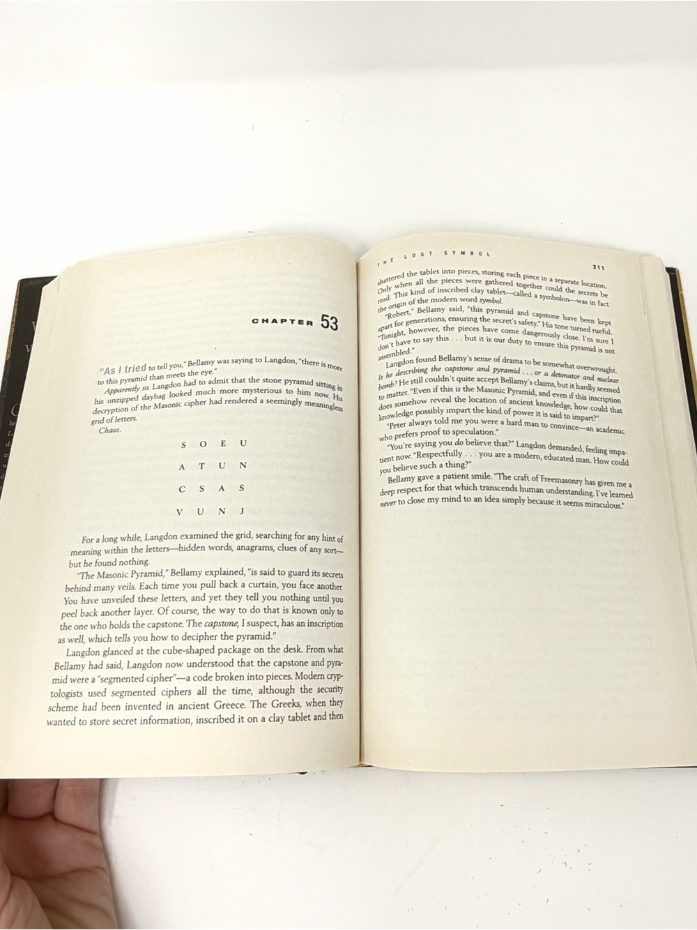 Dan Brown The Lost Symbol Hardcover Thriller Mystery Robert Langdon Novel Book - Picture 6 of 7